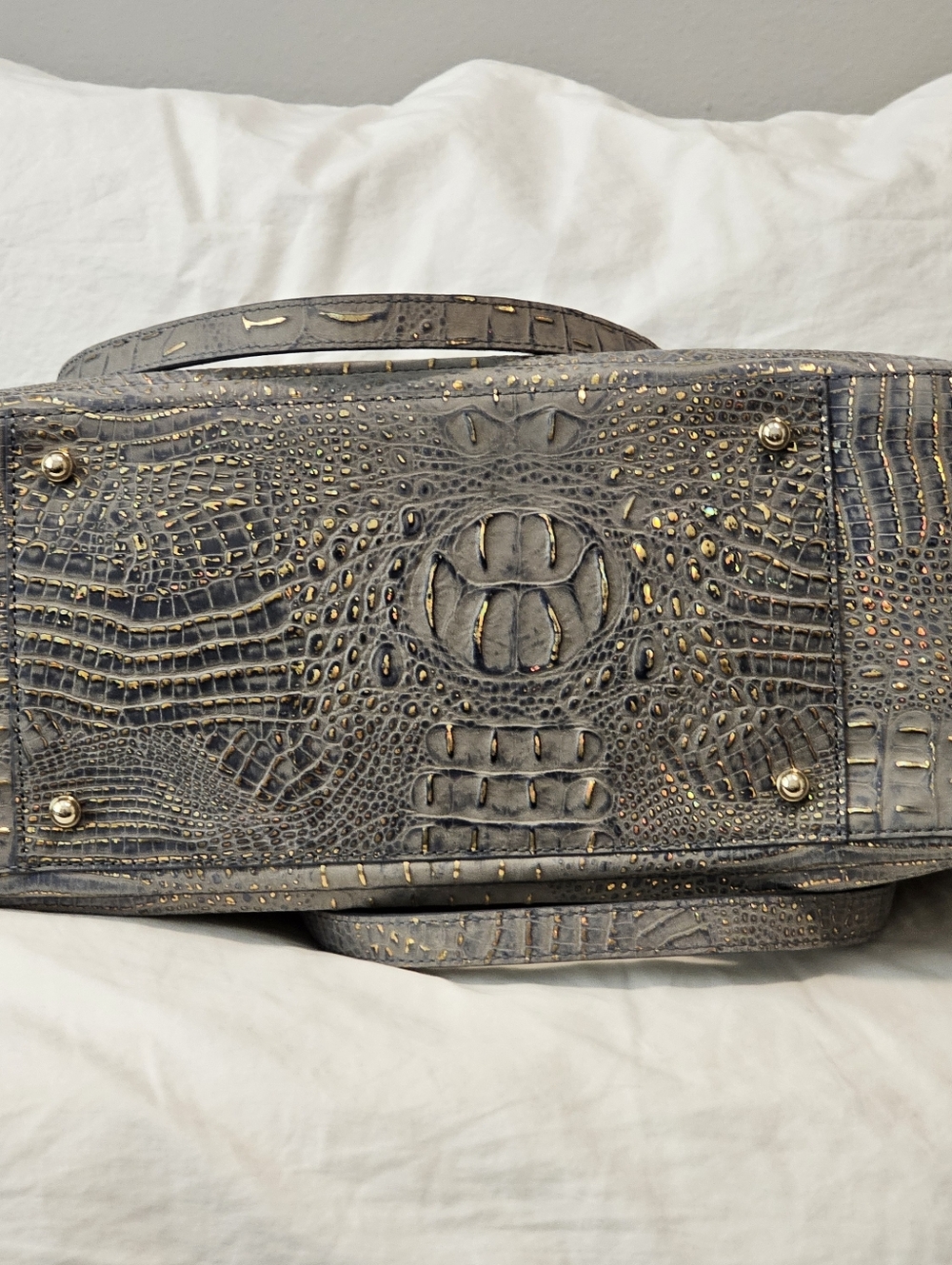 Brahmin Ashlee Women's Tote, Large & Matching Wallet in Regal Mini Melborne - Picture 4 of 12